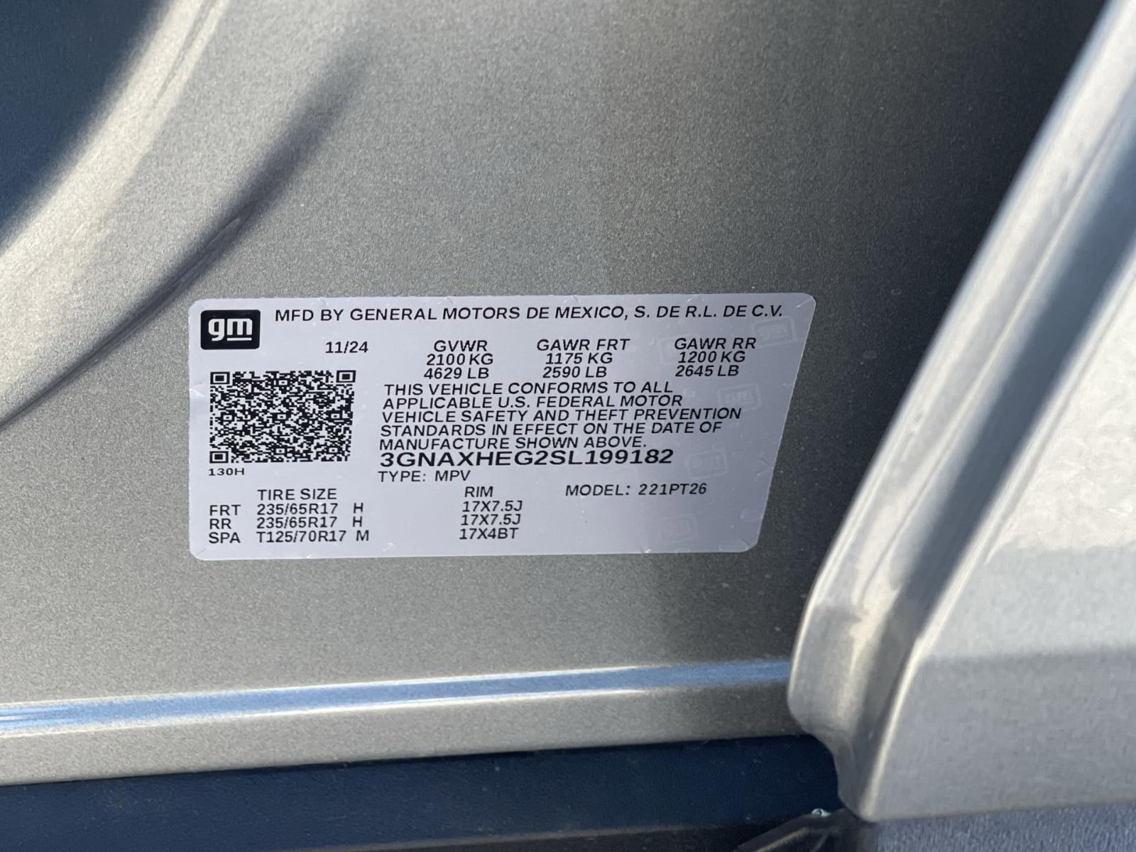 2025 Chevrolet Equinox Vehicle Photo in BENTONVILLE, AR 72712-4322