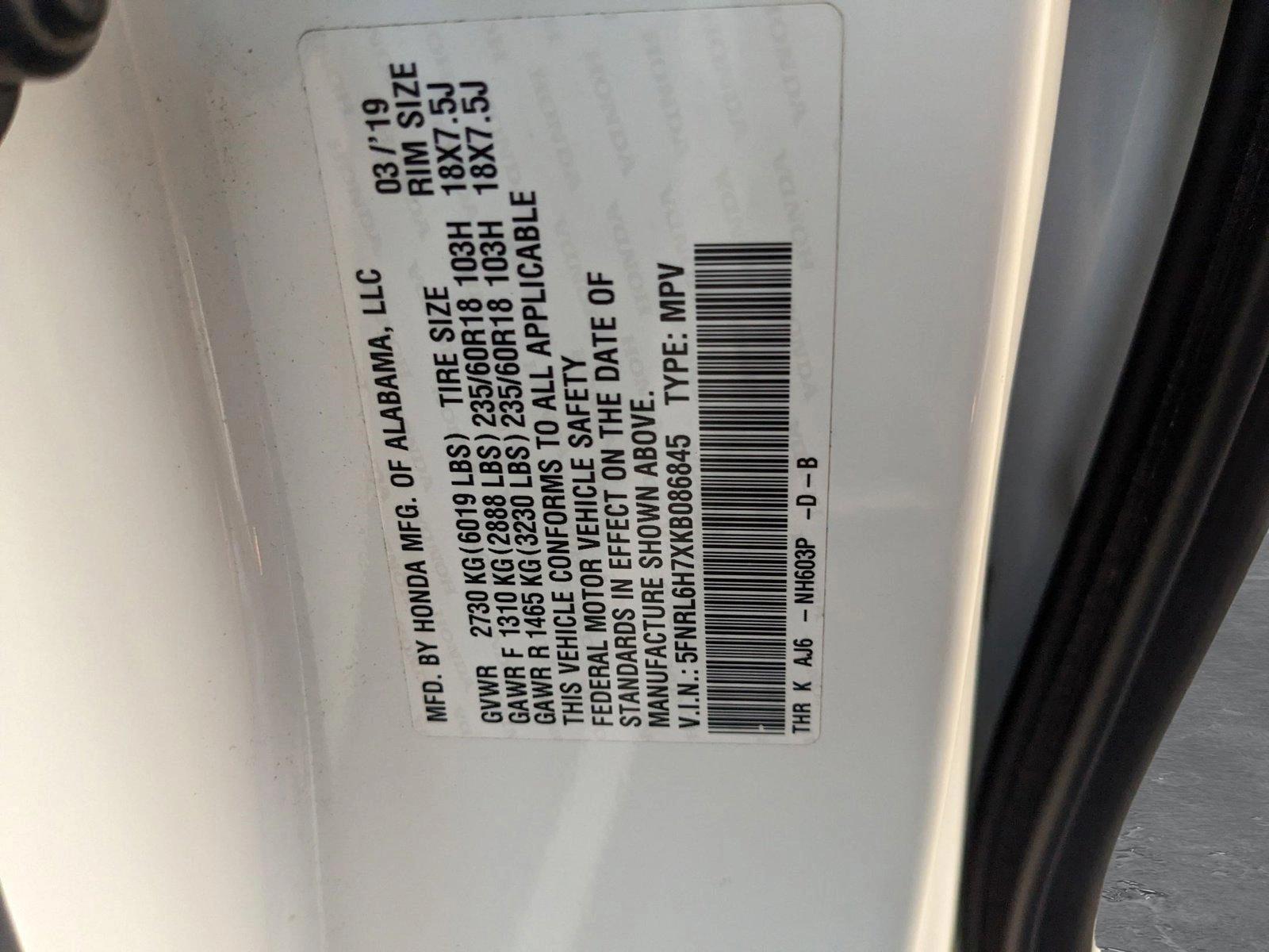 2019 Honda Odyssey Vehicle Photo in Sanford, FL 32771