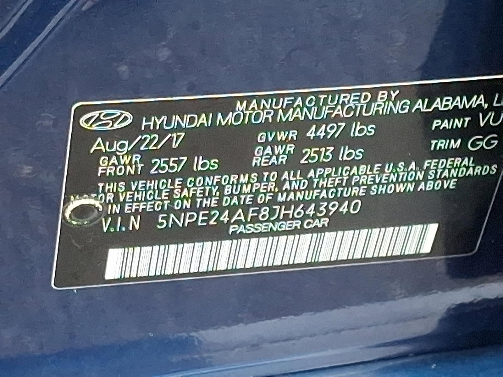 2018 Hyundai SONATA Vehicle Photo in Trevose, PA 19053