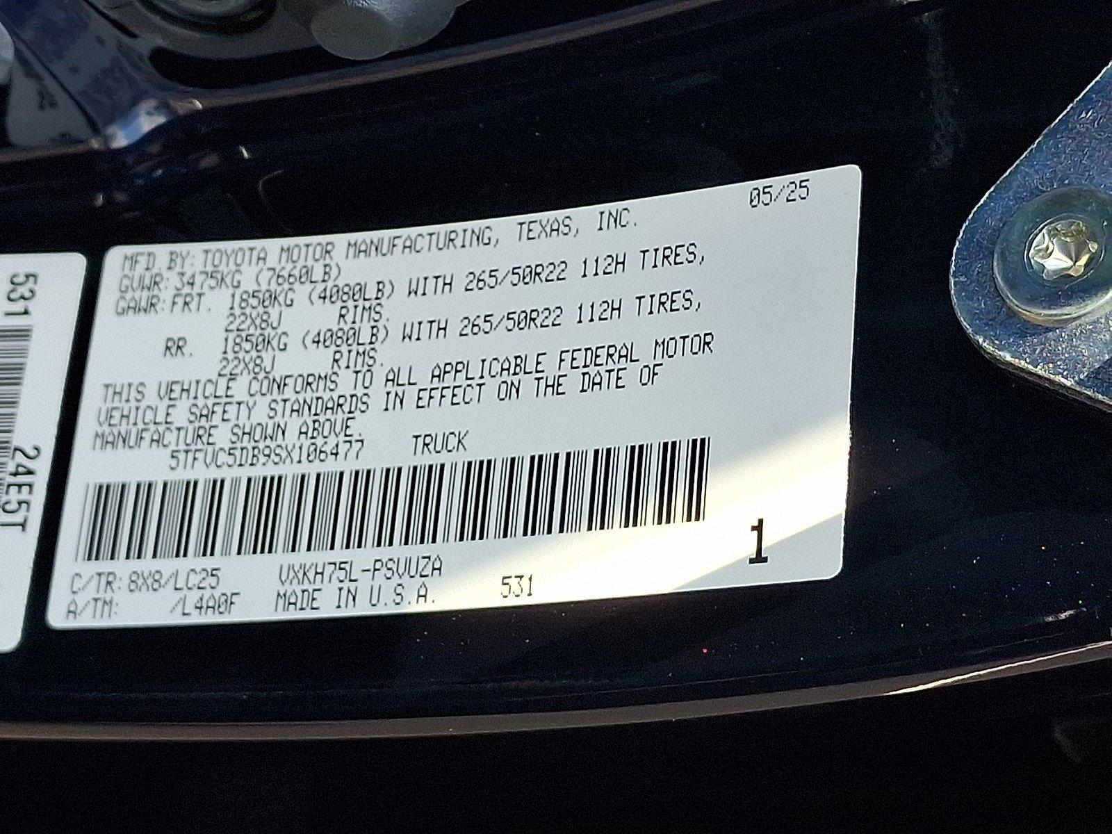 2025 Toyota Tundra 4WD Vehicle Photo in Harrisburg, PA 17111