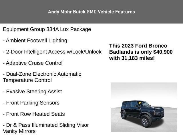 2023 Ford Bronco Vehicle Photo in Fishers, IN 46038