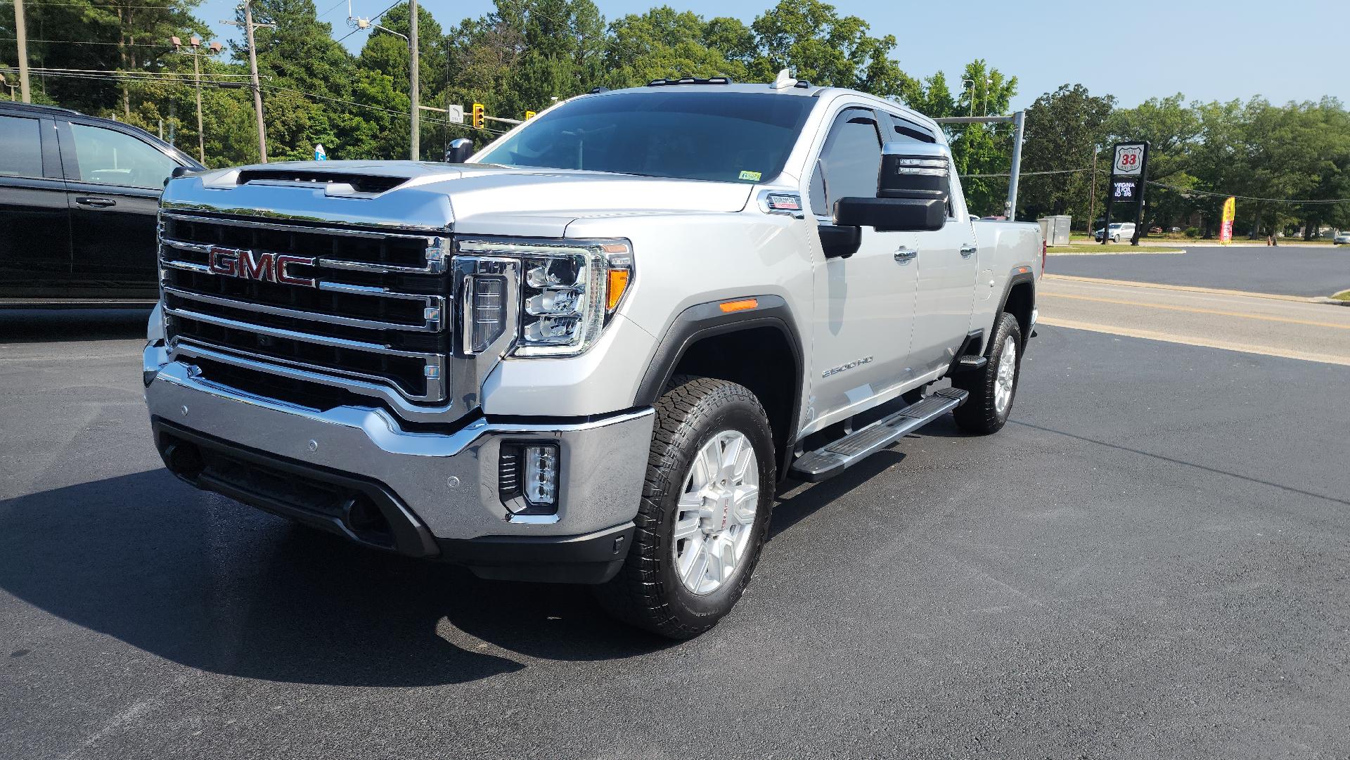 Used 2023 GMC Sierra 2500HD SLT with VIN 1GT49NEY0PF157165 for sale in West Point, VA