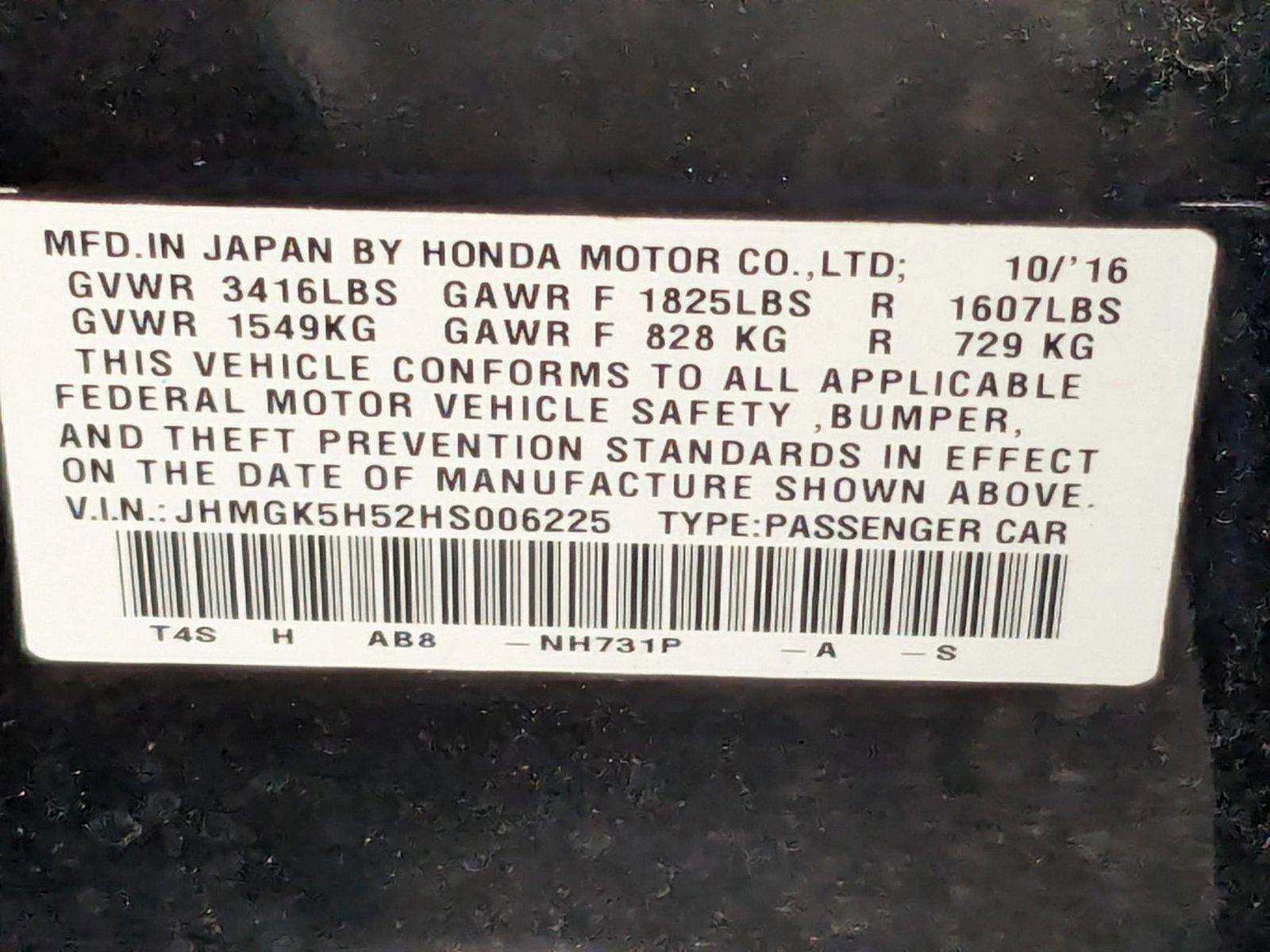 2017 Honda Fit Vehicle Photo in St. Petersburg, FL 33713