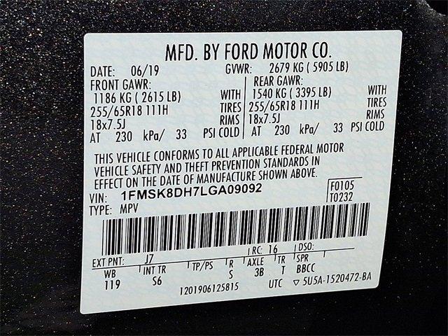 2020 Ford Explorer Vehicle Photo in LANCASTER, PA 17601-0000