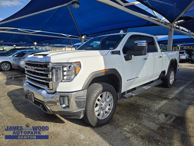 Certified 2022 GMC Sierra 2500HD SLT with VIN 1GT49NE79NF165009 for sale in Denton, TX