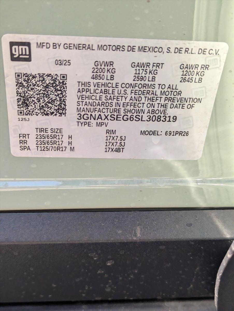2025 Chevrolet Equinox Vehicle Photo in GREENACRES, FL 33463-3207