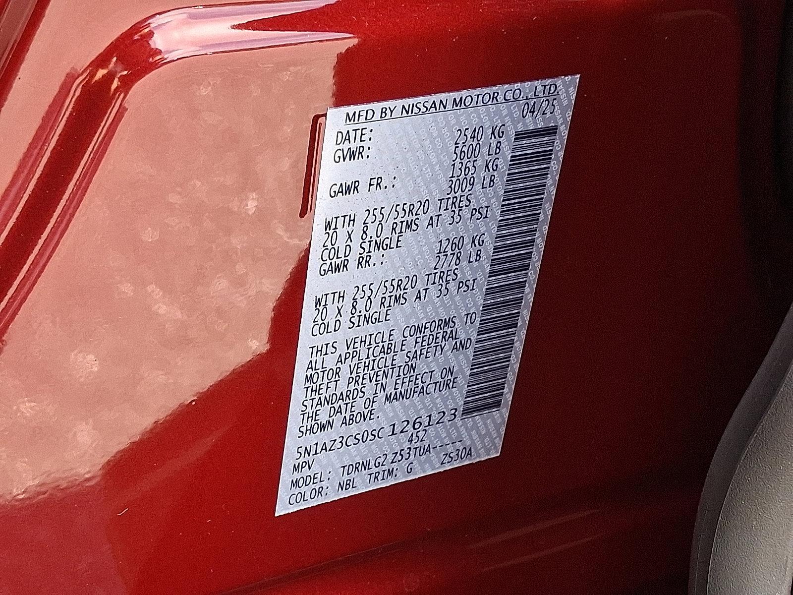 2025 Nissan Murano Vehicle Photo in Mechanicsburg, PA 17050-2306