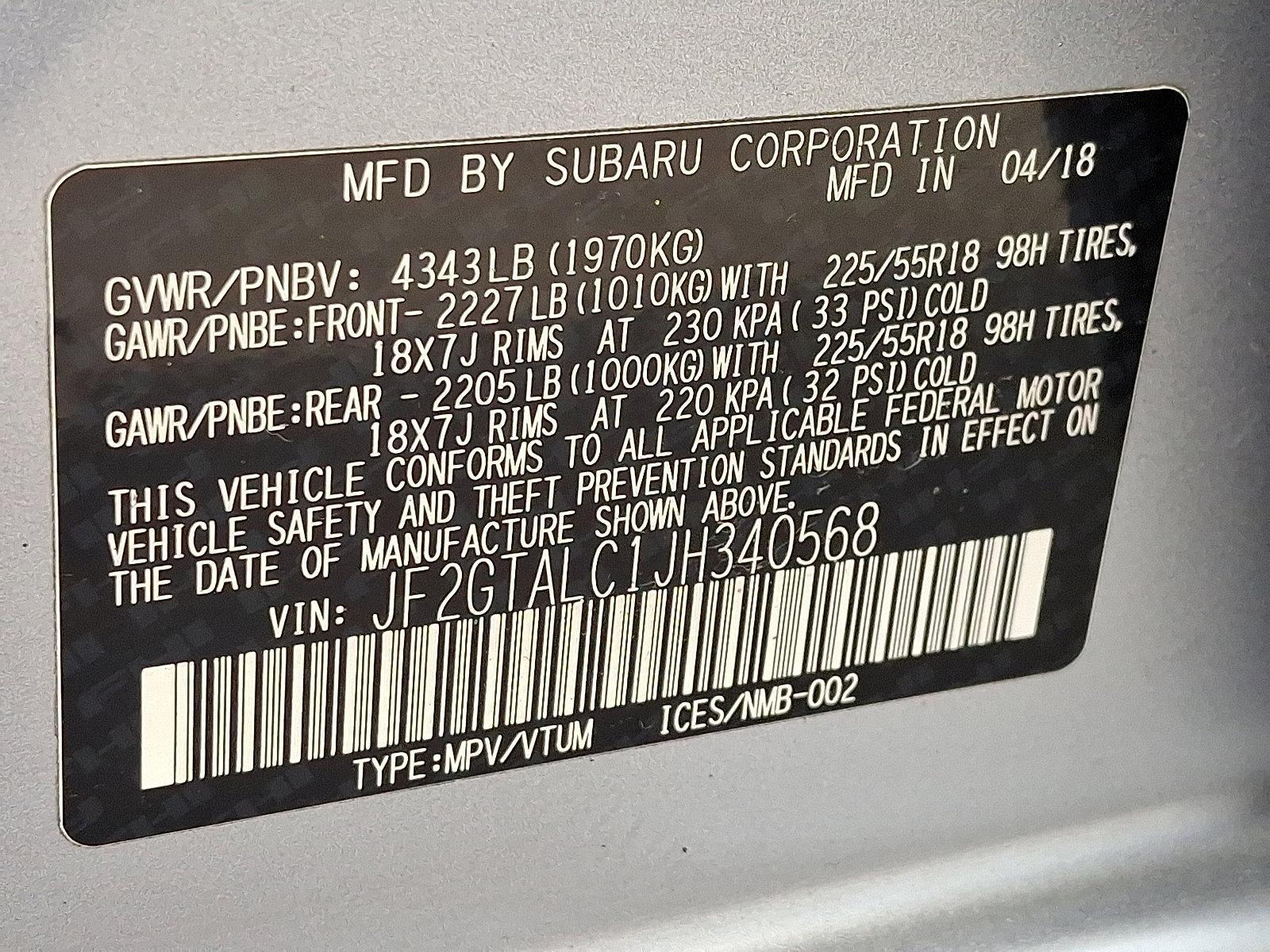 2018 Subaru Crosstrek Vehicle Photo in Lancaster, PA 17601