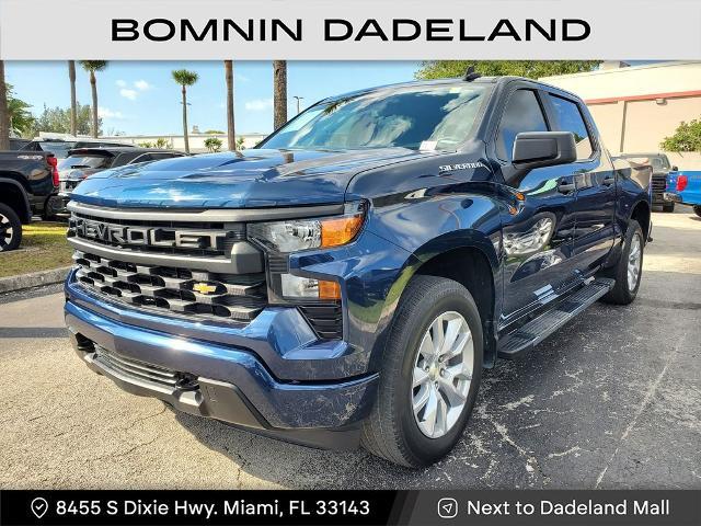 Used 2022 Chevrolet Silverado 1500 Custom with VIN 3GCPABEK1NG534760 for sale in Miami, FL
