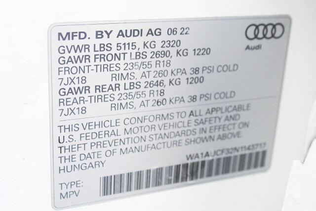 2022 Audi Q3 Vehicle Photo in HOUSTON, TX 77090
