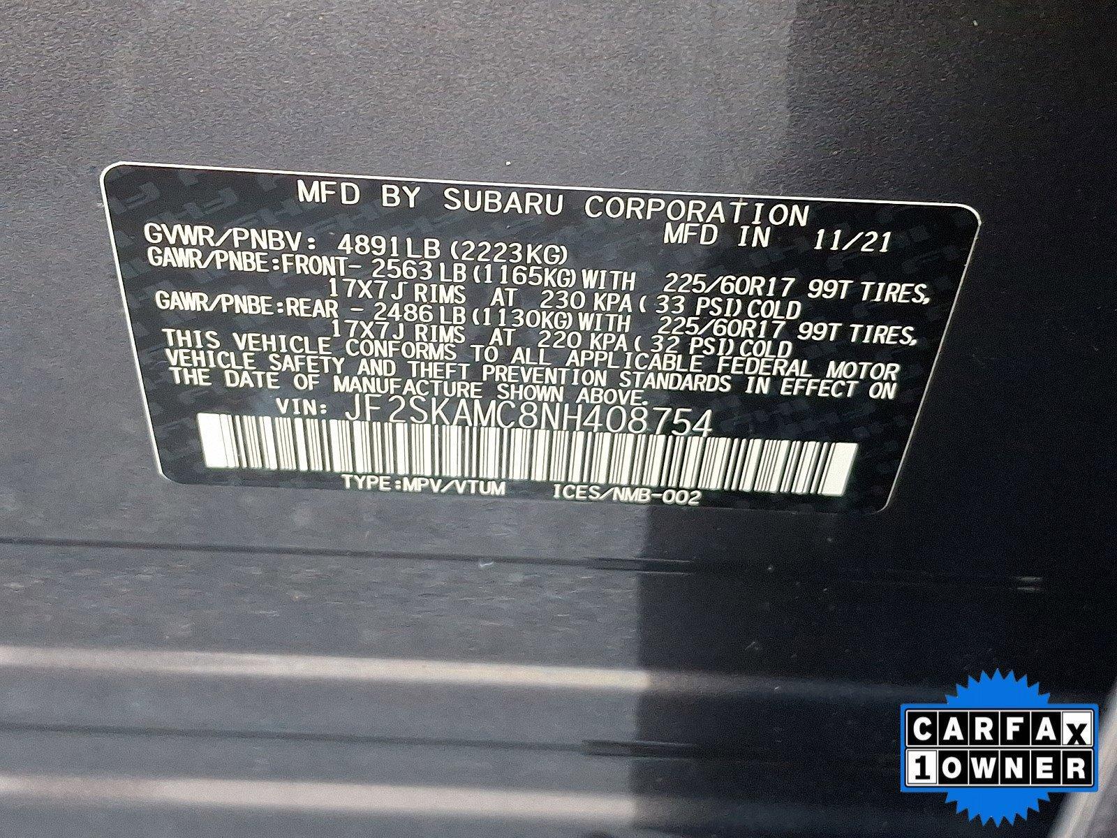 2022 Subaru Forester Vehicle Photo in Harrisburg, PA 17111