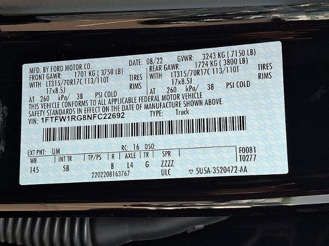 2022 Ford F-150 Vehicle Photo in TREVOSE, PA 19053-4984