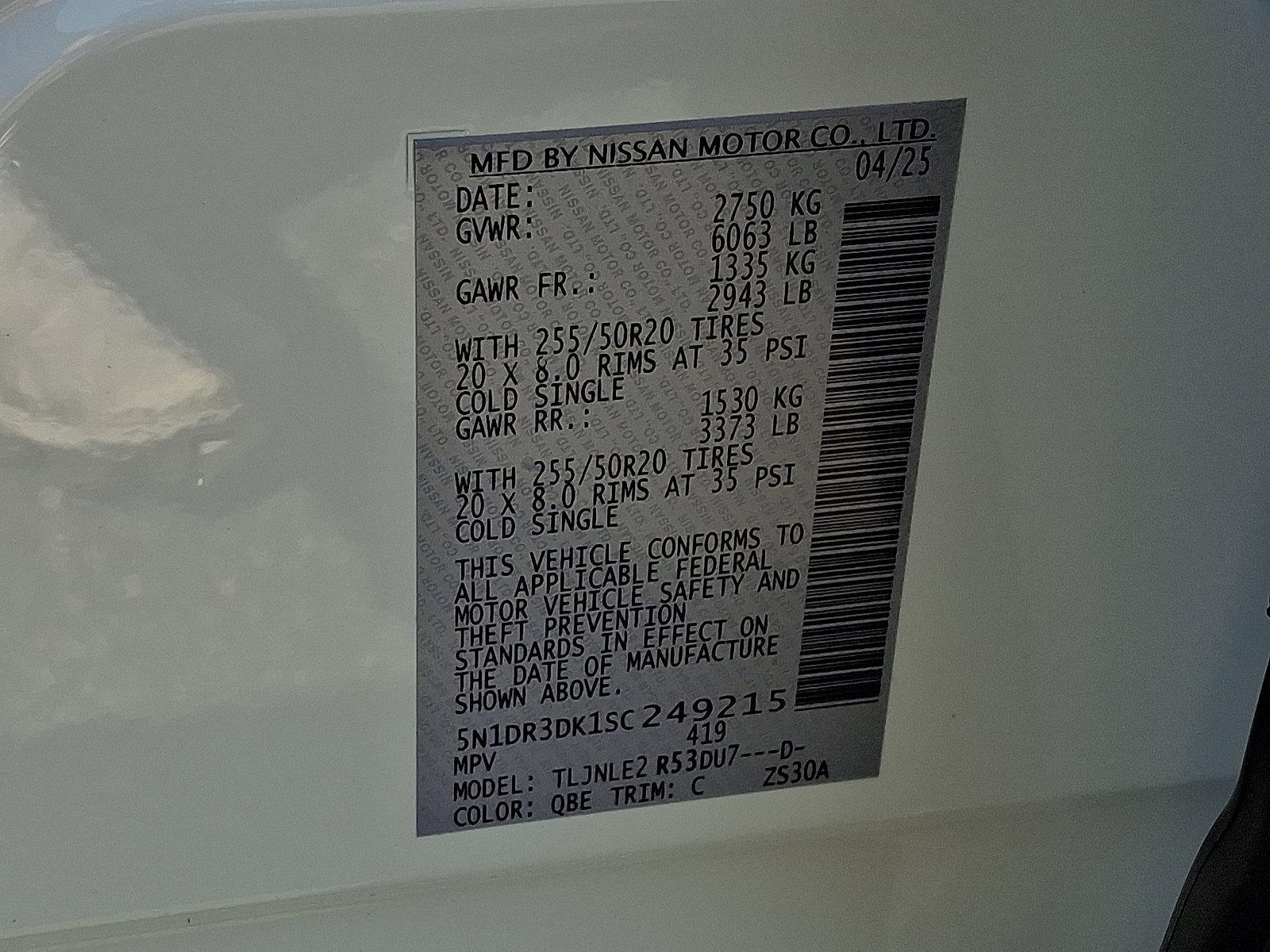 2025 Nissan Pathfinder Vehicle Photo in Mechanicsburg, PA 17050-2306