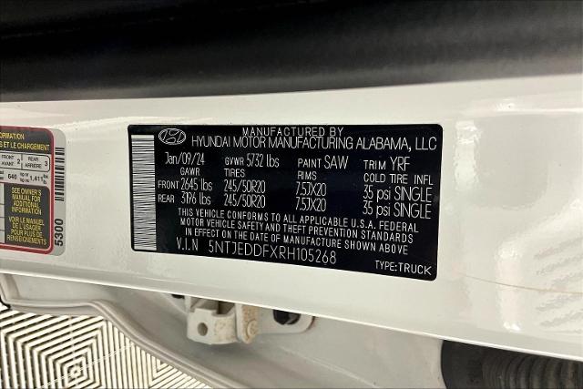 2024 Hyundai SANTA CRUZ Vehicle Photo in Tulsa, OK 74129