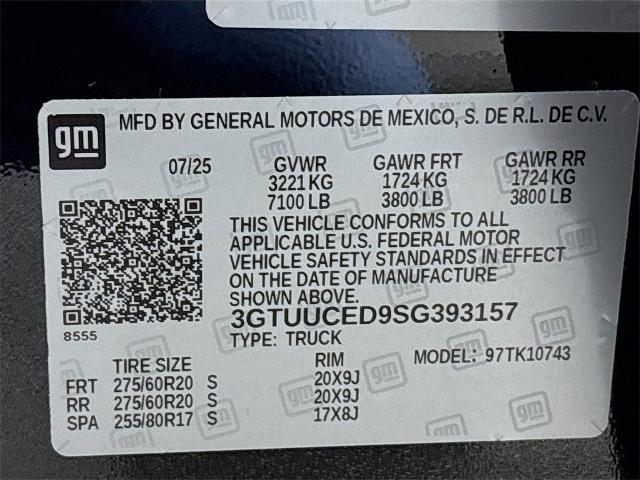 2025 GMC Sierra 1500 Vehicle Photo in PUYALLUP, WA 98371-4149