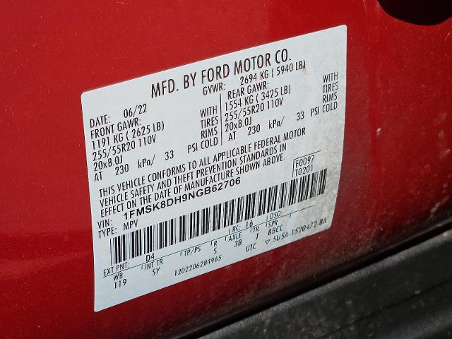 2022 Ford Explorer Vehicle Photo in TREVOSE, PA 19053-4984