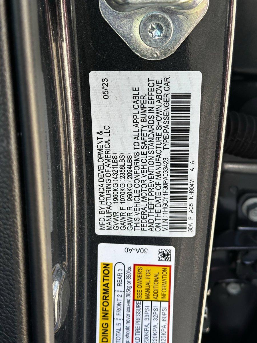 2023 Honda Accord Sedan Vehicle Photo in Hollywood, FL 33021