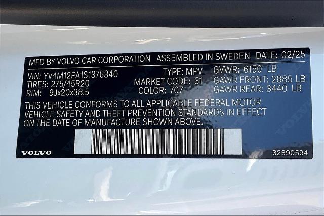 2025 Volvo XC90 Vehicle Photo in Grapevine, TX 76051