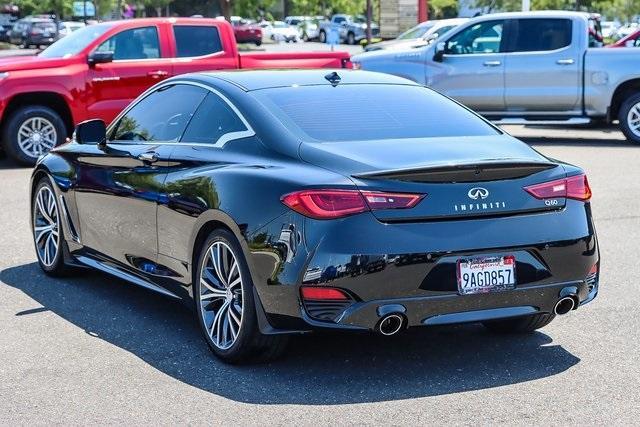 Used 2022 INFINITI Q60 Coupe LUXE with VIN JN1EV7KK3NM600173 for sale in Sacramento, CA
