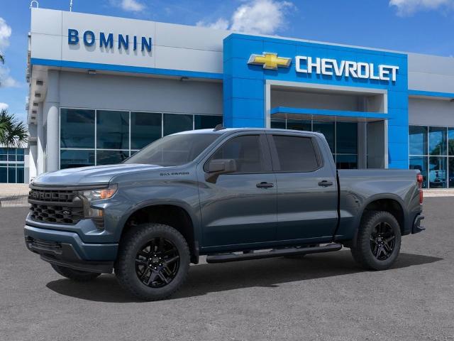 New 2024 Blue Chevrolet Silverado 1500 Crew Cab Short Box 2-Wheel Drive ...