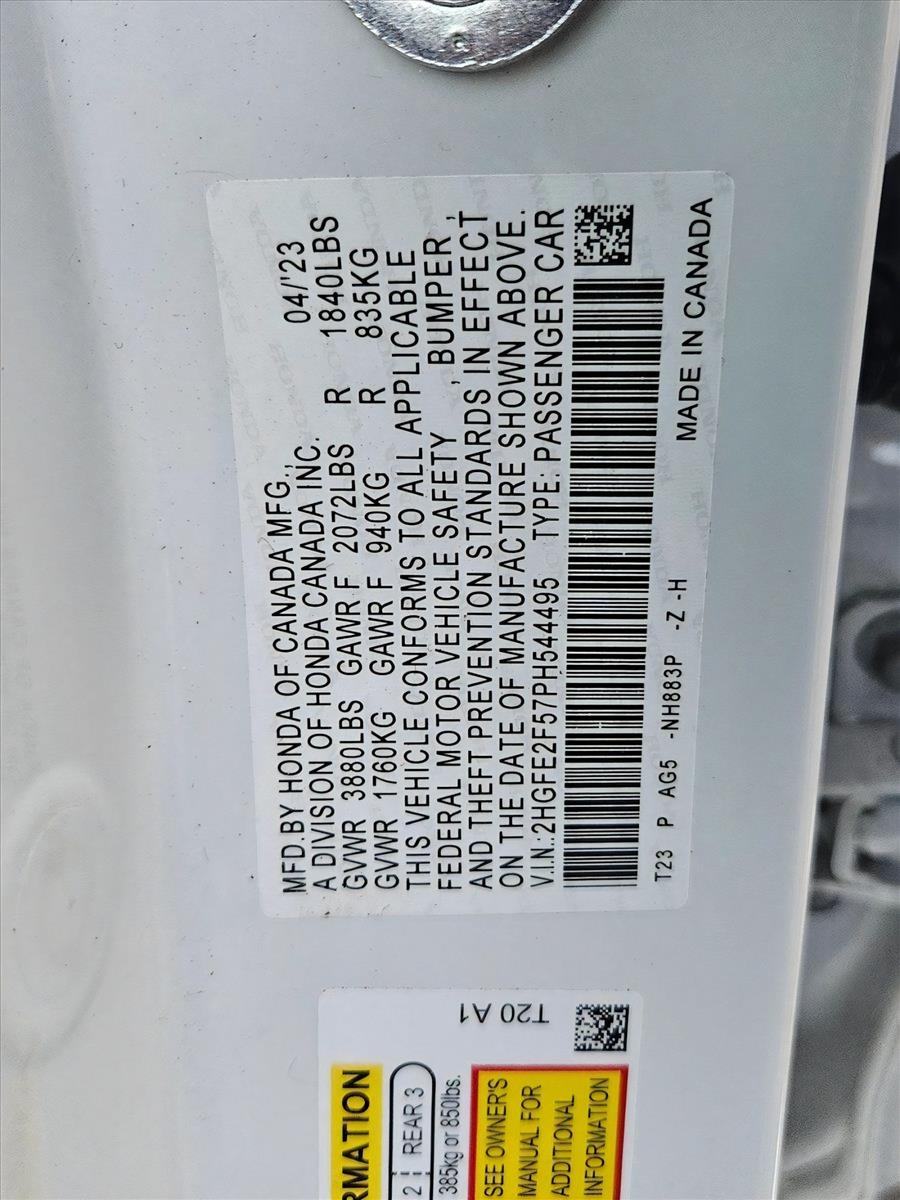 2023 Honda Civic Sedan Vehicle Photo in Clearwater, FL 33764