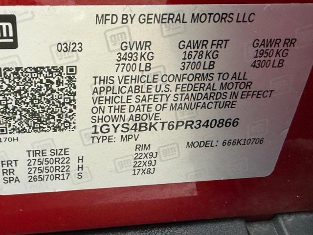 2023 Cadillac Escalade Vehicle Photo in MADISON, WI 53713-3220