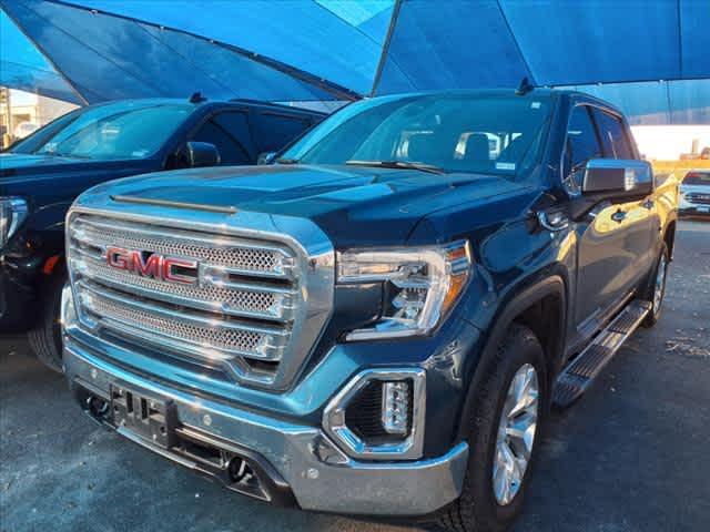 Certified 2021 GMC Sierra 1500 SLT with VIN 3GTU9DET4MG327908 for sale in Decatur, TX