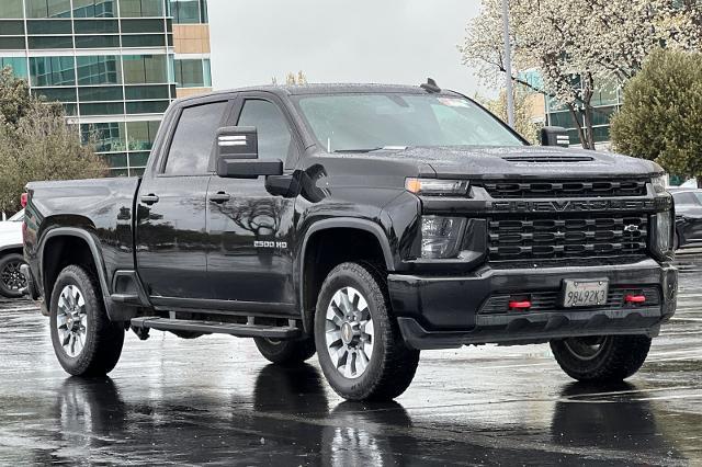 Used 2022 Chevrolet Silverado 2500HD Custom with VIN 1GC4YMEY7NF214343 for sale in Dublin, CA