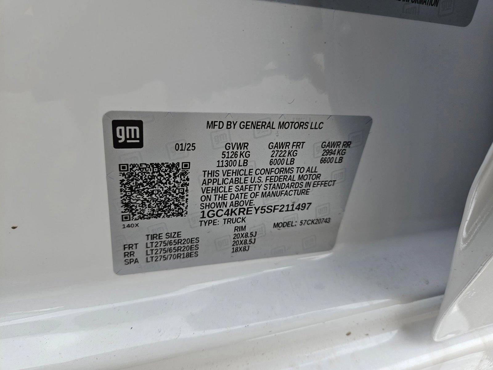 2025 Chevrolet Silverado 2500 HD Vehicle Photo in AUSTIN, TX 78759-4154