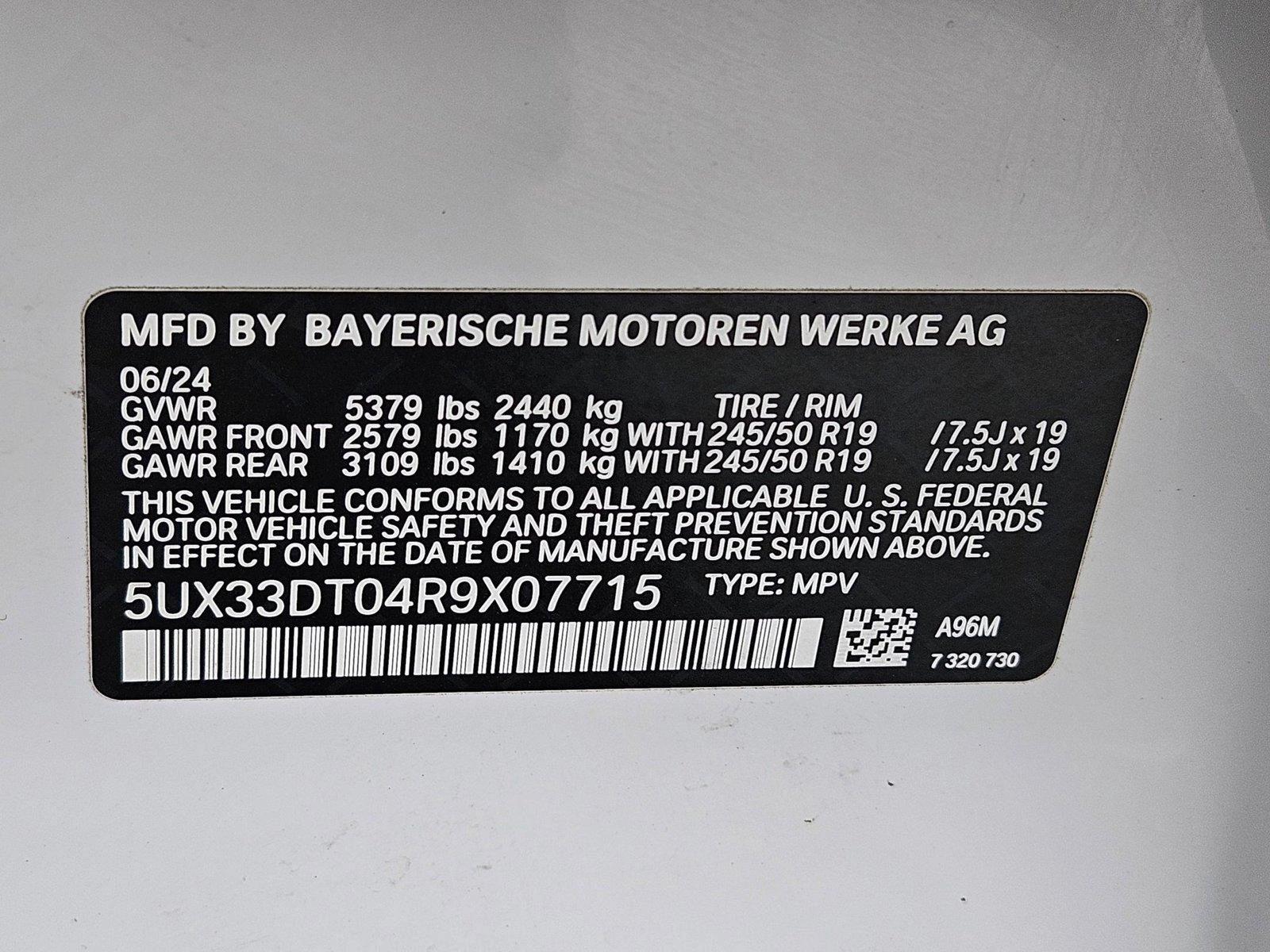 2024 BMW X4 xDrive30i Vehicle Photo in Henderson, NV 89014