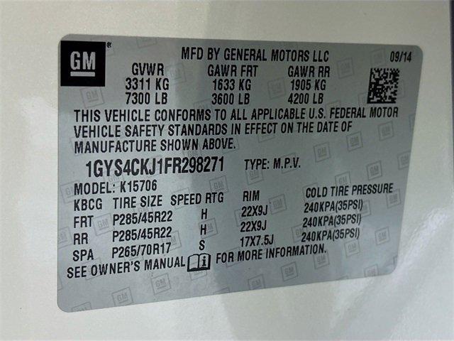 2015 Cadillac Escalade Vehicle Photo in PUYALLUP, WA 98371-4149