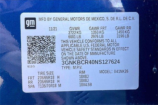 2022 Chevrolet Blazer Vehicle Photo in INDEPENDENCE, MO 64055-1314