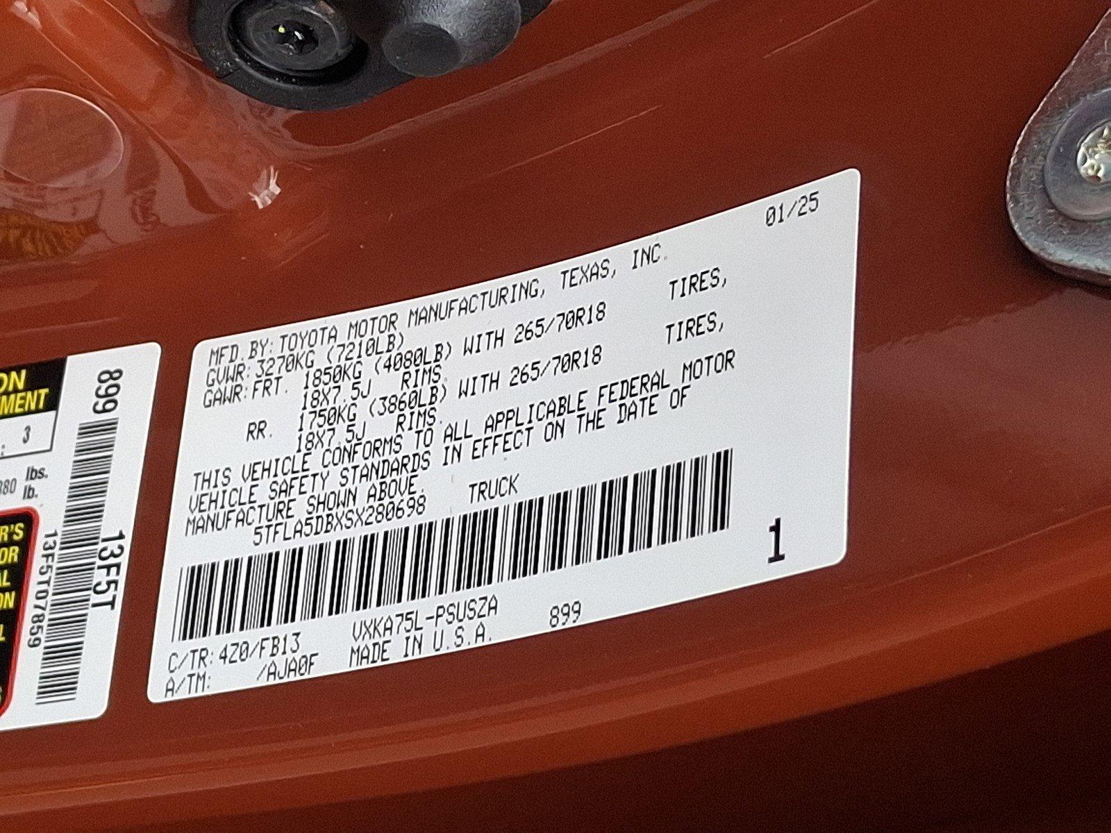 2025 Toyota Tundra 4WD Vehicle Photo in Harrisburg, PA 17111