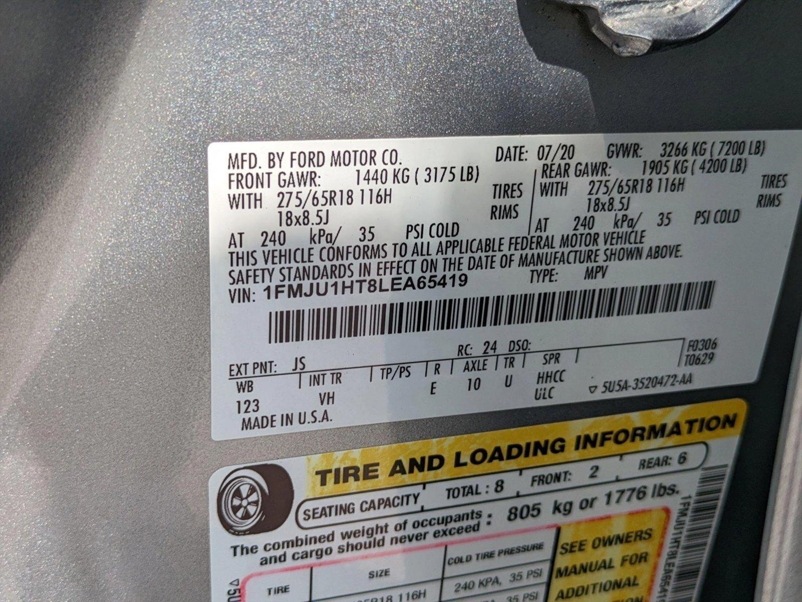 2020 Ford Expedition Vehicle Photo in Jacksonville, FL 32244