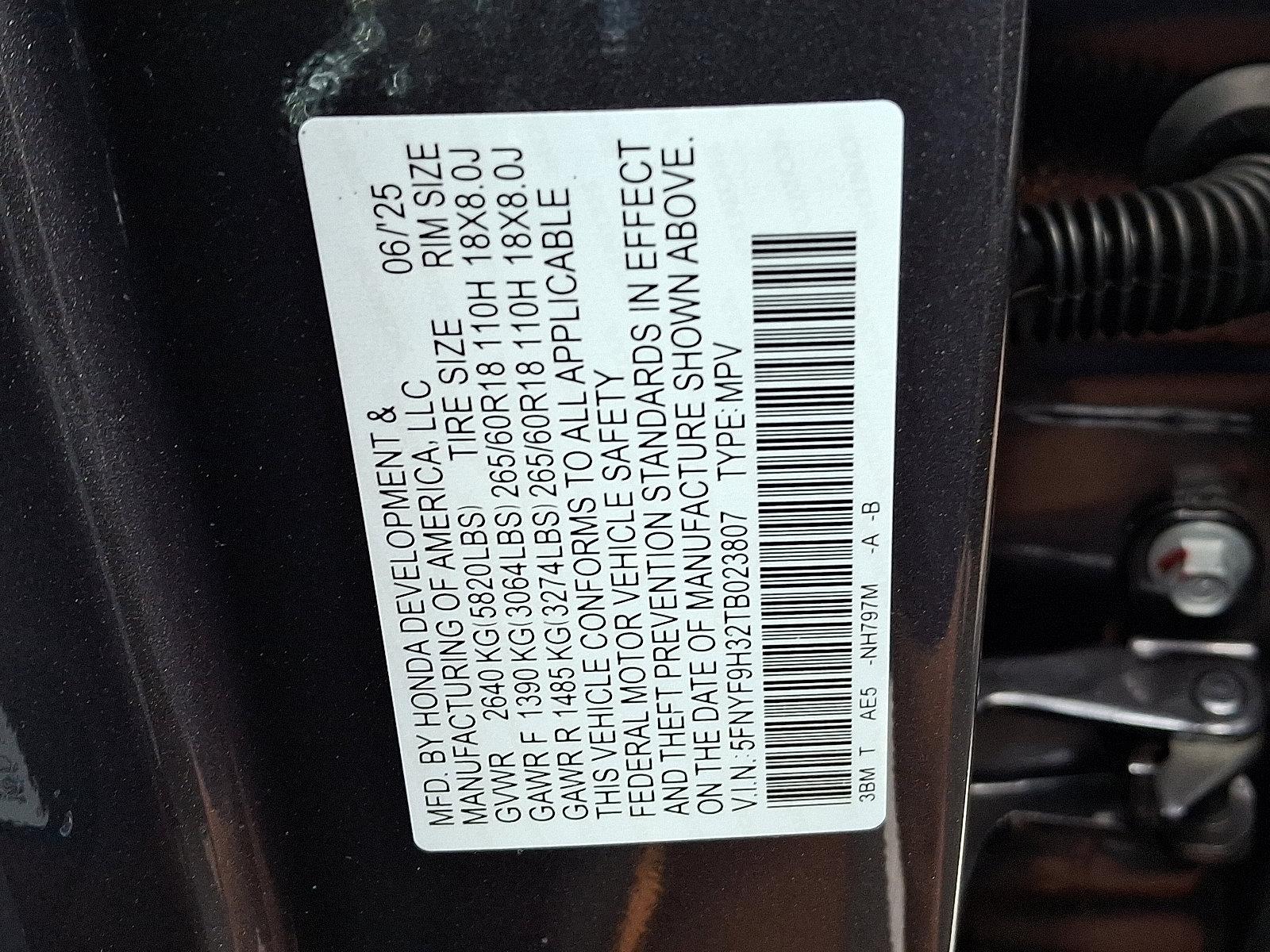 2026 Honda Passport Vehicle Photo in Harrisburg, PA 17111