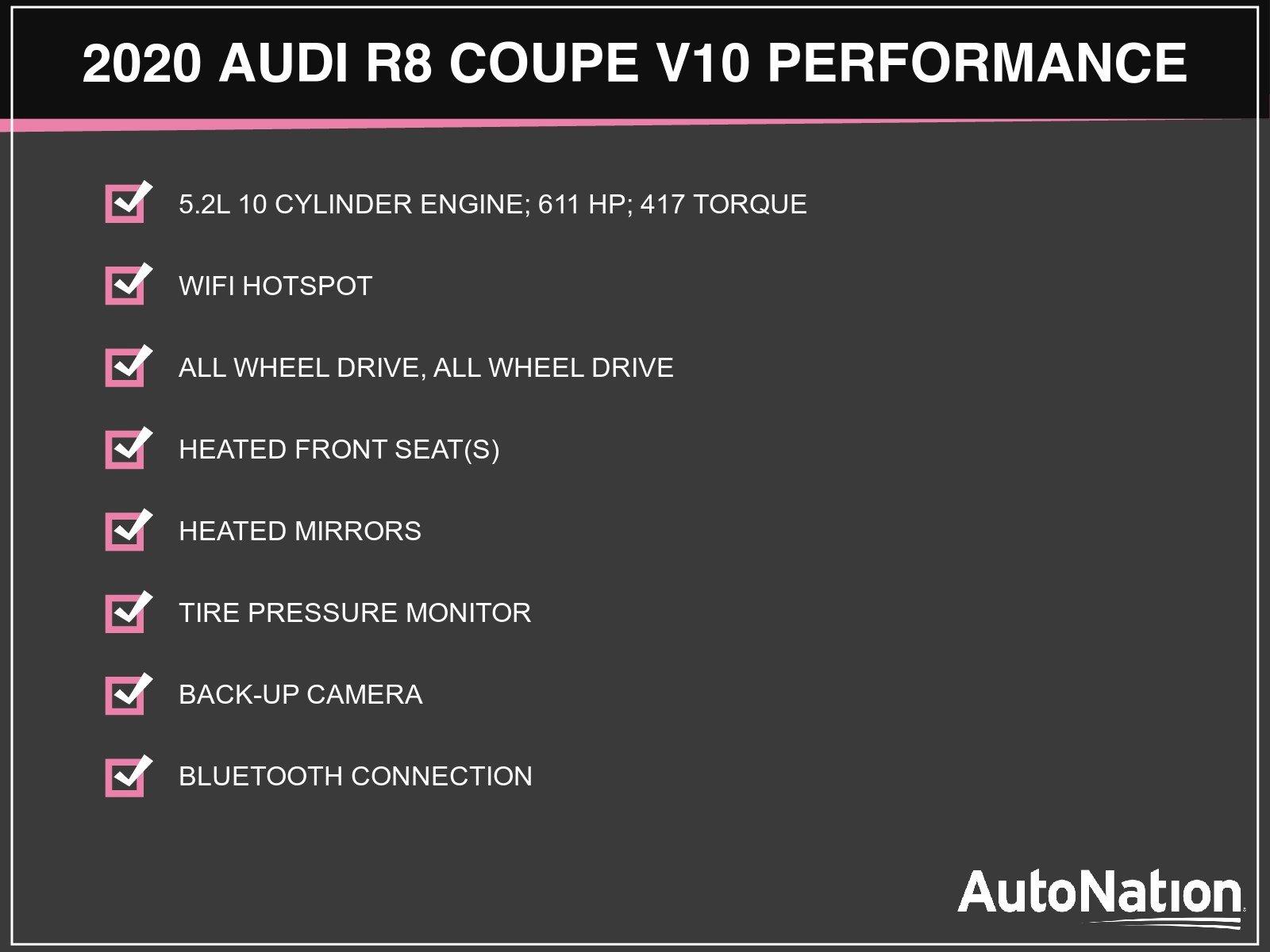 2020 Audi R8 Coupe Vehicle Photo in Orlando, FL 32811