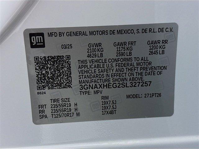 2025 Chevrolet Equinox Vehicle Photo in PUYALLUP, WA 98371-4149