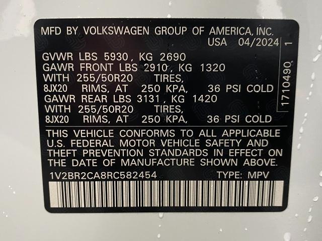 2024 Volkswagen Atlas Vehicle Photo in Appleton, WI 54913