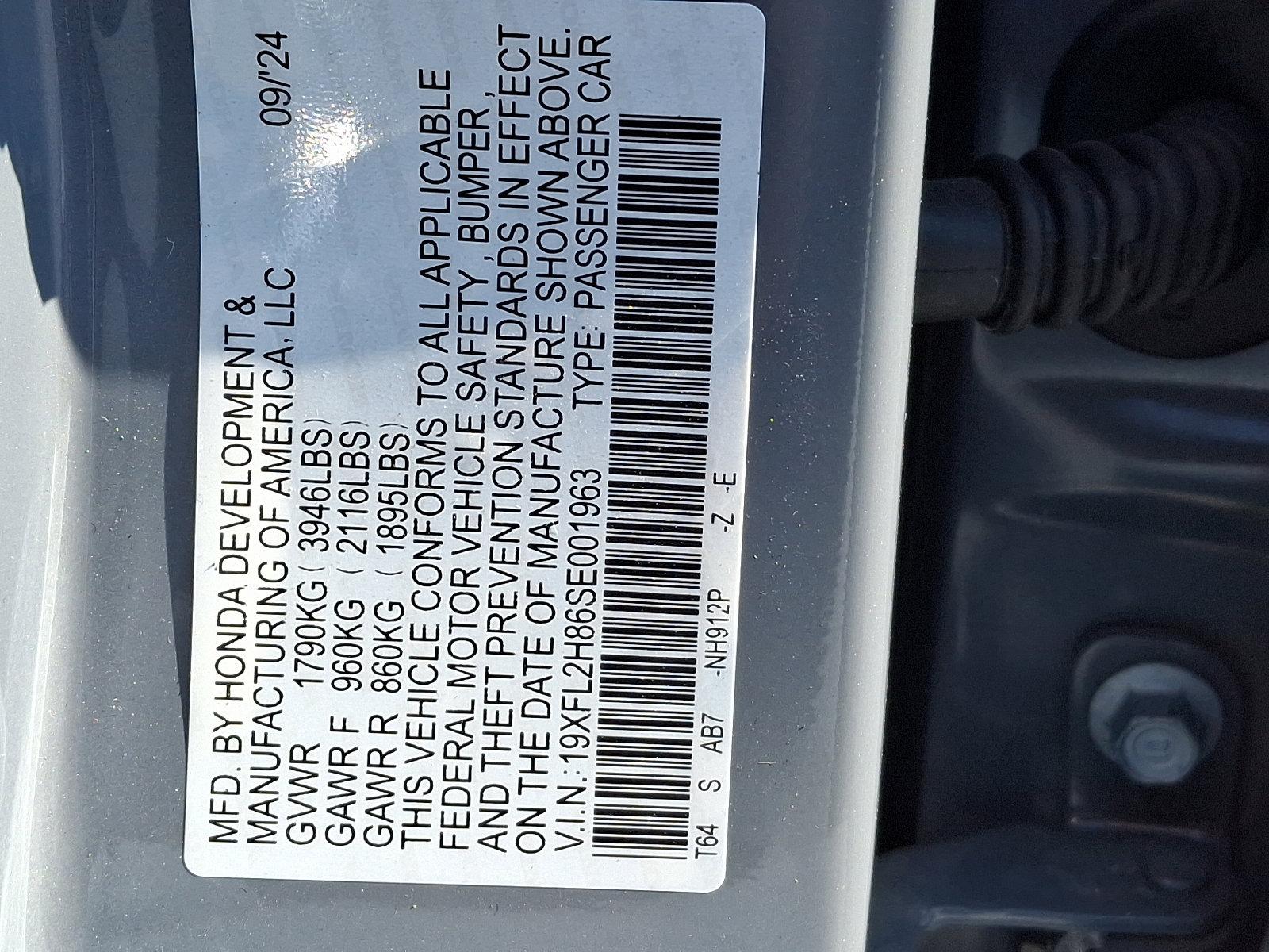 2025 Honda Civic Hatchback Vehicle Photo in Harrisburg, PA 17111