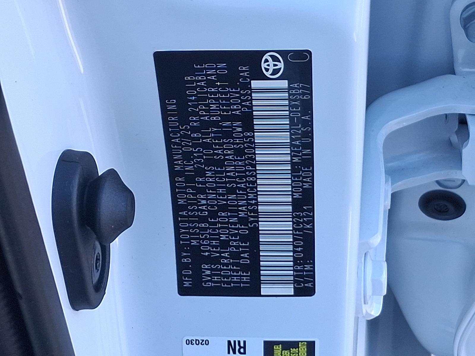 2025 Toyota Corolla Vehicle Photo in Trevose, PA 19053