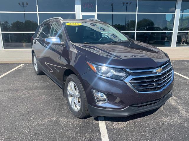 Used 2018 Chevrolet Equinox Premier with VIN 3GNAXXEU8JS553212 for sale in Kansas City