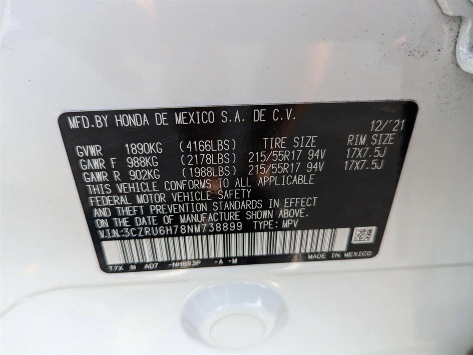 2022 Honda HR-V Vehicle Photo in Sanford, FL 32771