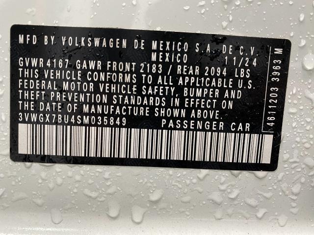 2025 Volkswagen Jetta Vehicle Photo in Appleton, WI 54913