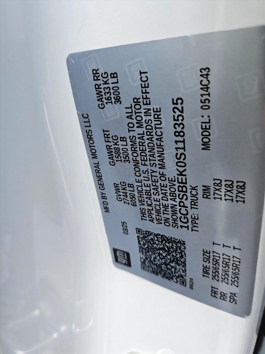 2025 Chevrolet Colorado Vehicle Photo in GREENACRES, FL 33463-3207