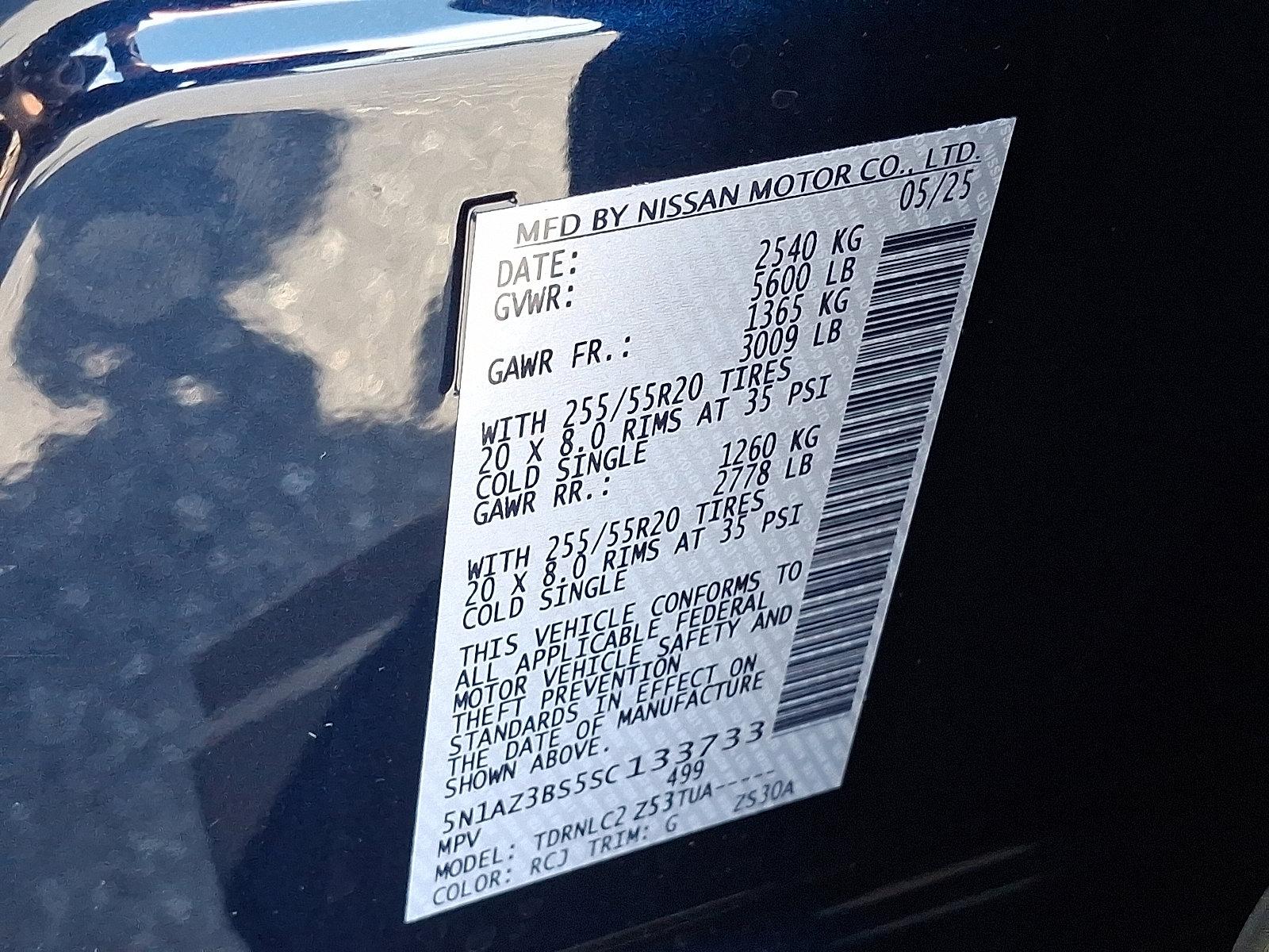 2025 Nissan Murano Vehicle Photo in Mechanicsburg, PA 17050-2306