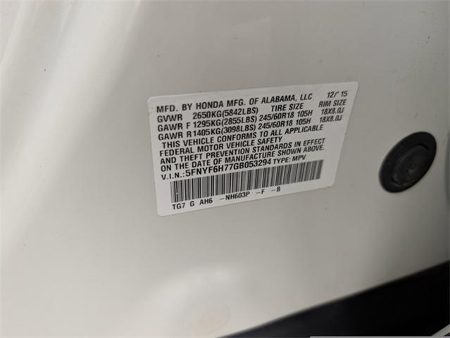 2016 Honda Pilot Vehicle Photo in ENGLEWOOD, CO 80113-6708