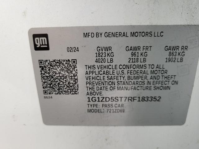 2024 Chevrolet Malibu Vehicle Photo in OSHKOSH, WI 54904-7811