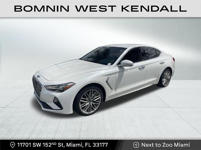 Used 2021 GENESIS G70 Standard with VIN KMTG64LAXMU075717 for sale in Miami, FL