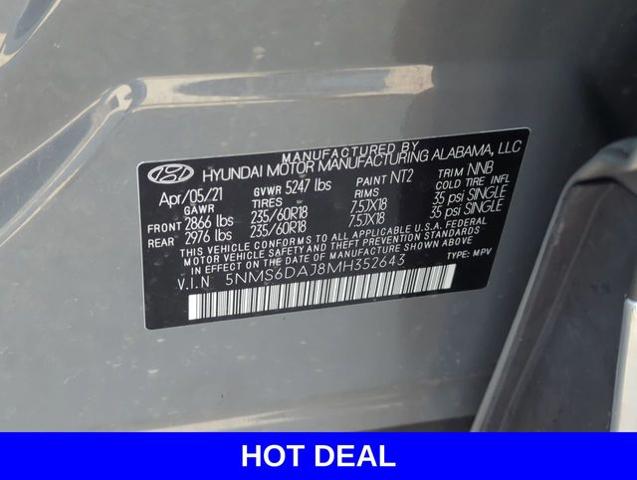 2021 Hyundai SANTA FE Vehicle Photo in Merrillville, IN 46410