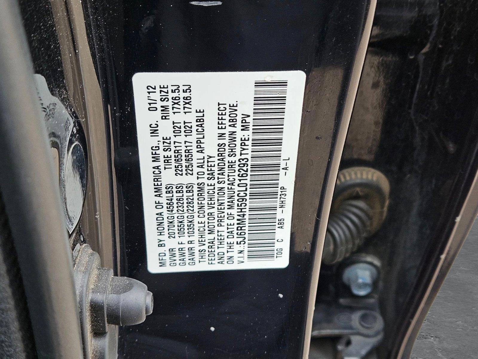 2012 Honda CR-V Vehicle Photo in AMARILLO, TX 79106-1809